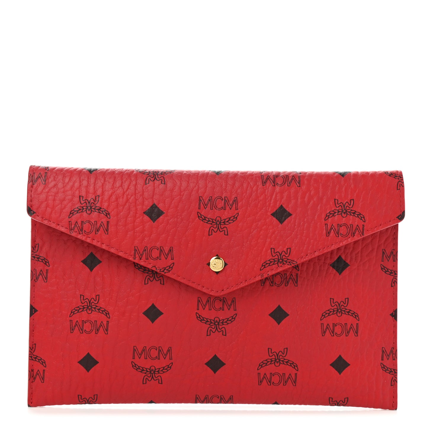Visetos Envelope Clutch Red