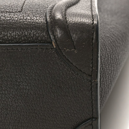 Celine Drummed Calfskin Nano Luggage Brown 11 of 13