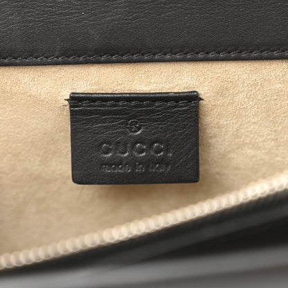 Gucci Calfskin Floral Embroidered Studded Small Dionysus Shoulder Bag Black 7 of 16
