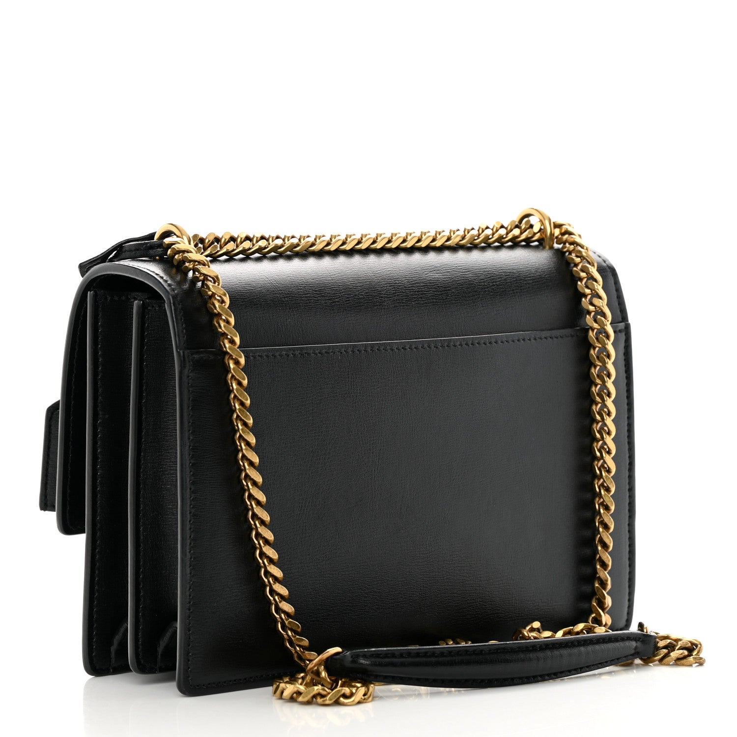 Saint Laurent SAINT LAURENT Calfskin Medium Monogram Sunset Black 3 of 12