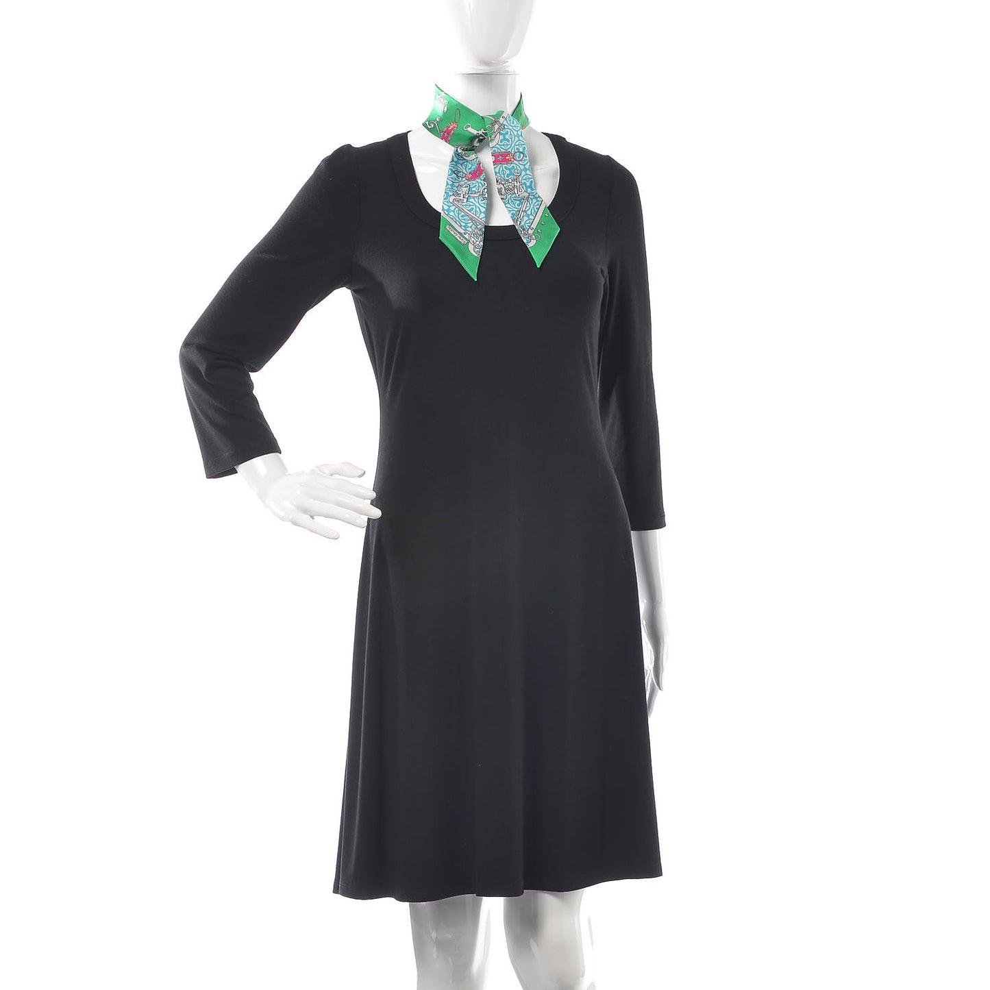 Silk Mors Et Gourmettes Remix Twilly Vert Vif Bleu Fuchsia