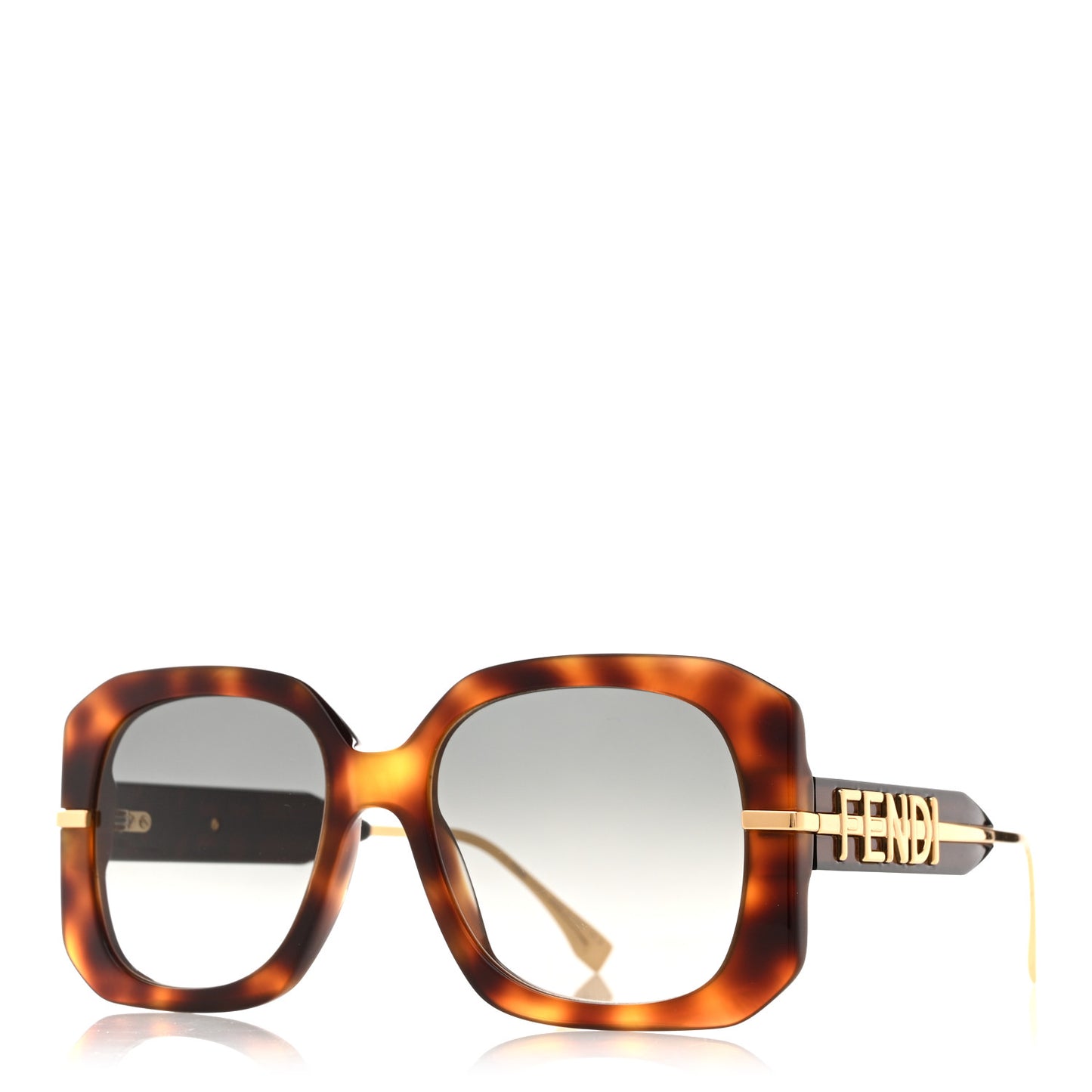 Acetate Fendigraphy Sunglasses FE40065I Tortoise