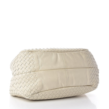 Bottega Veneta Intrecciato Nappa Medium Campana Hobo Bianca 4 of 13