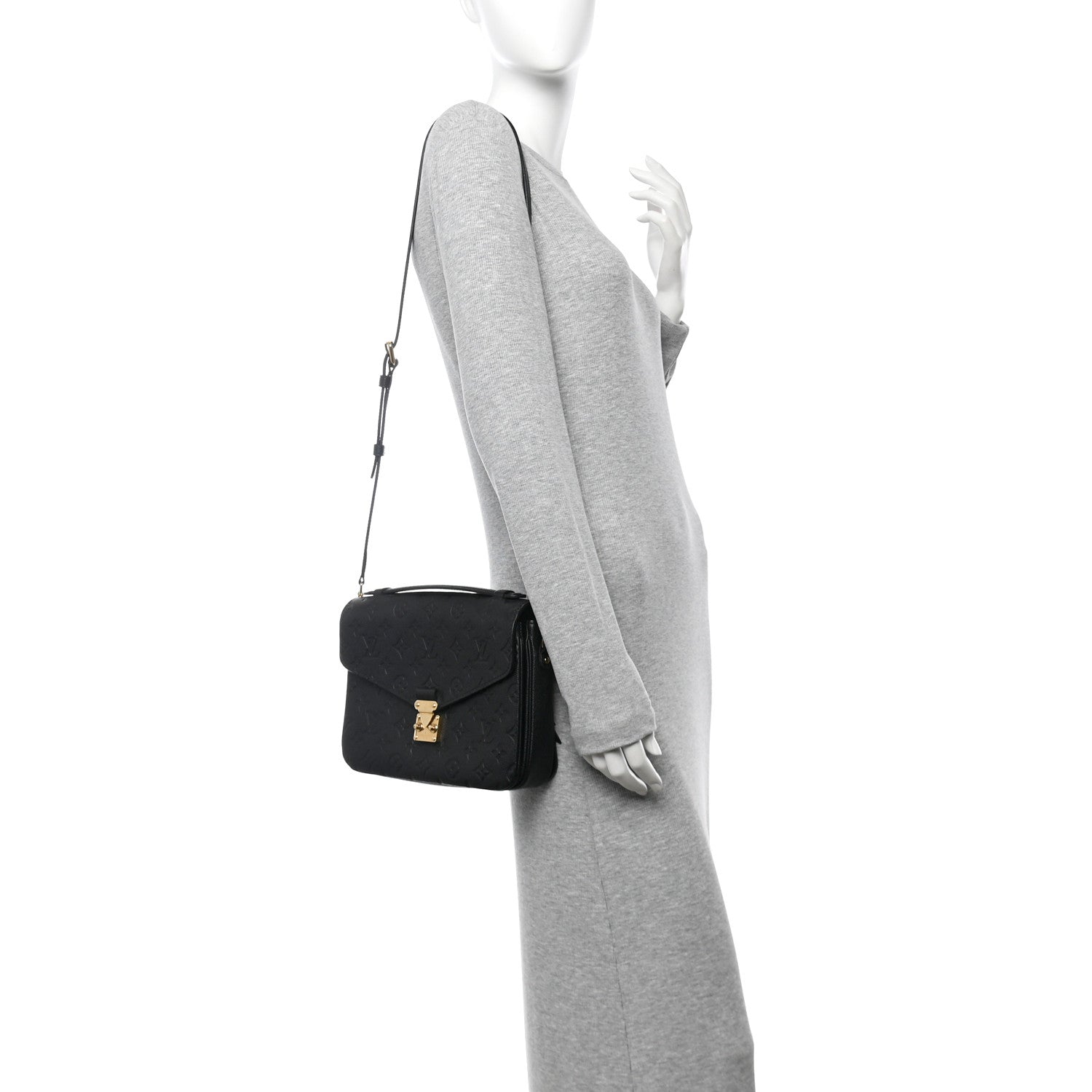 Louis Vuitton Empreinte Pochette Metis Black 2 of 12