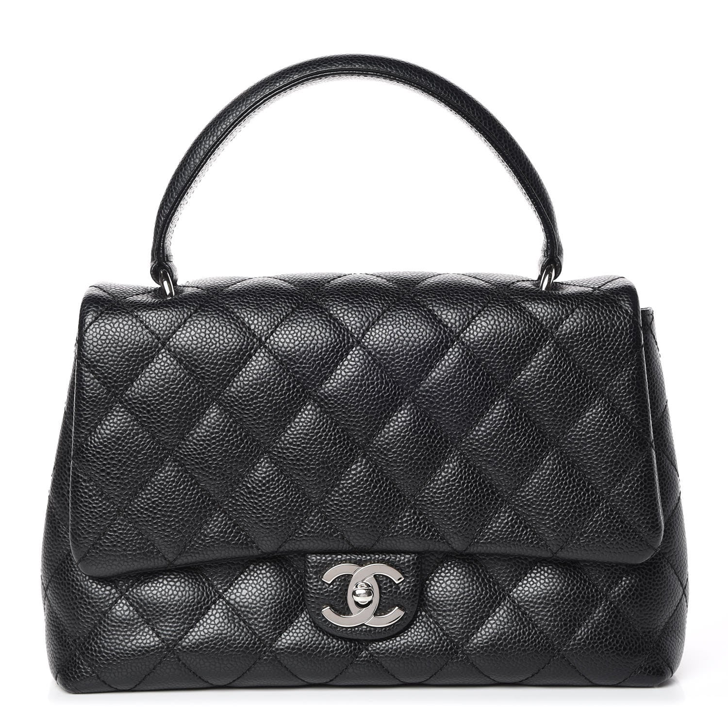 Chanel Caviar Quilted Medium Kelly Flap Bag Black 1 of 11