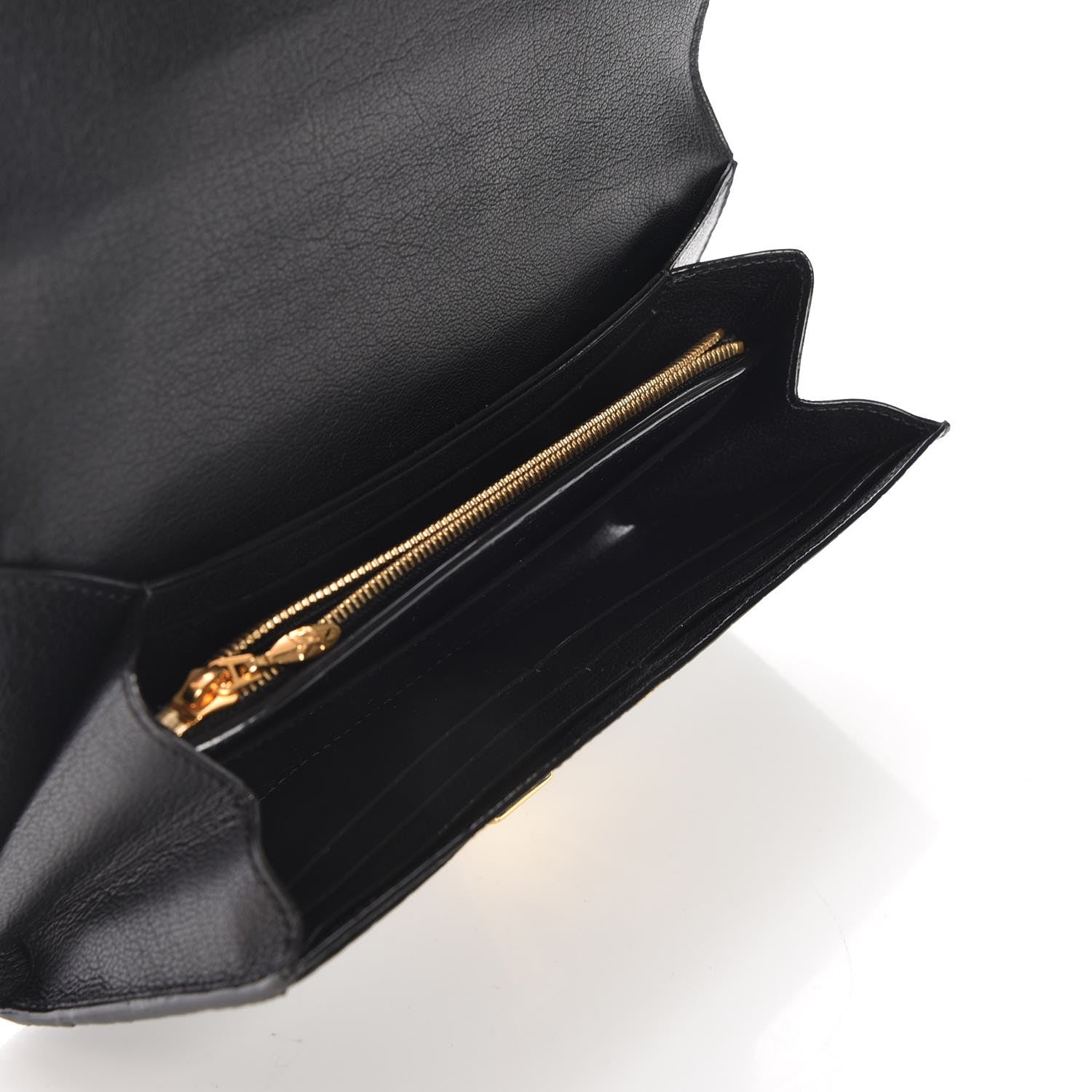 Louis Vuitton Alligator Vivienne LV Long Wallet Black 6 of 9