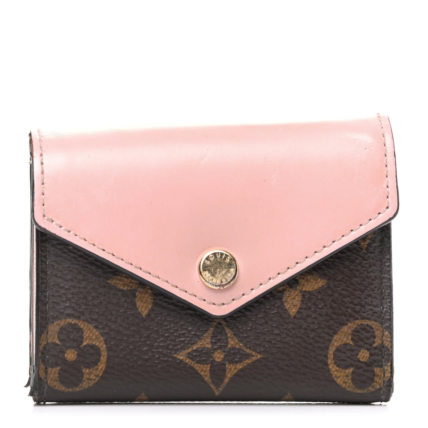 Louis Vuitton Monogram Zoe Wallet Rose Ballerine 1 of 9