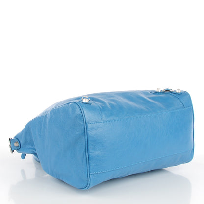 Balenciaga Agneau Giant 12 Silver Hardware Velo Bleu Indigo 4 of 8