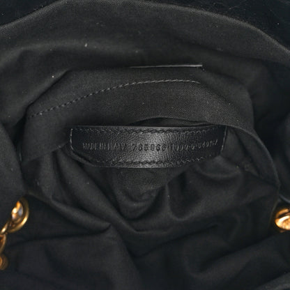 Balenciaga Arena Calfskin Small Monaco Chain Shoulder Bag Black 7 of 10