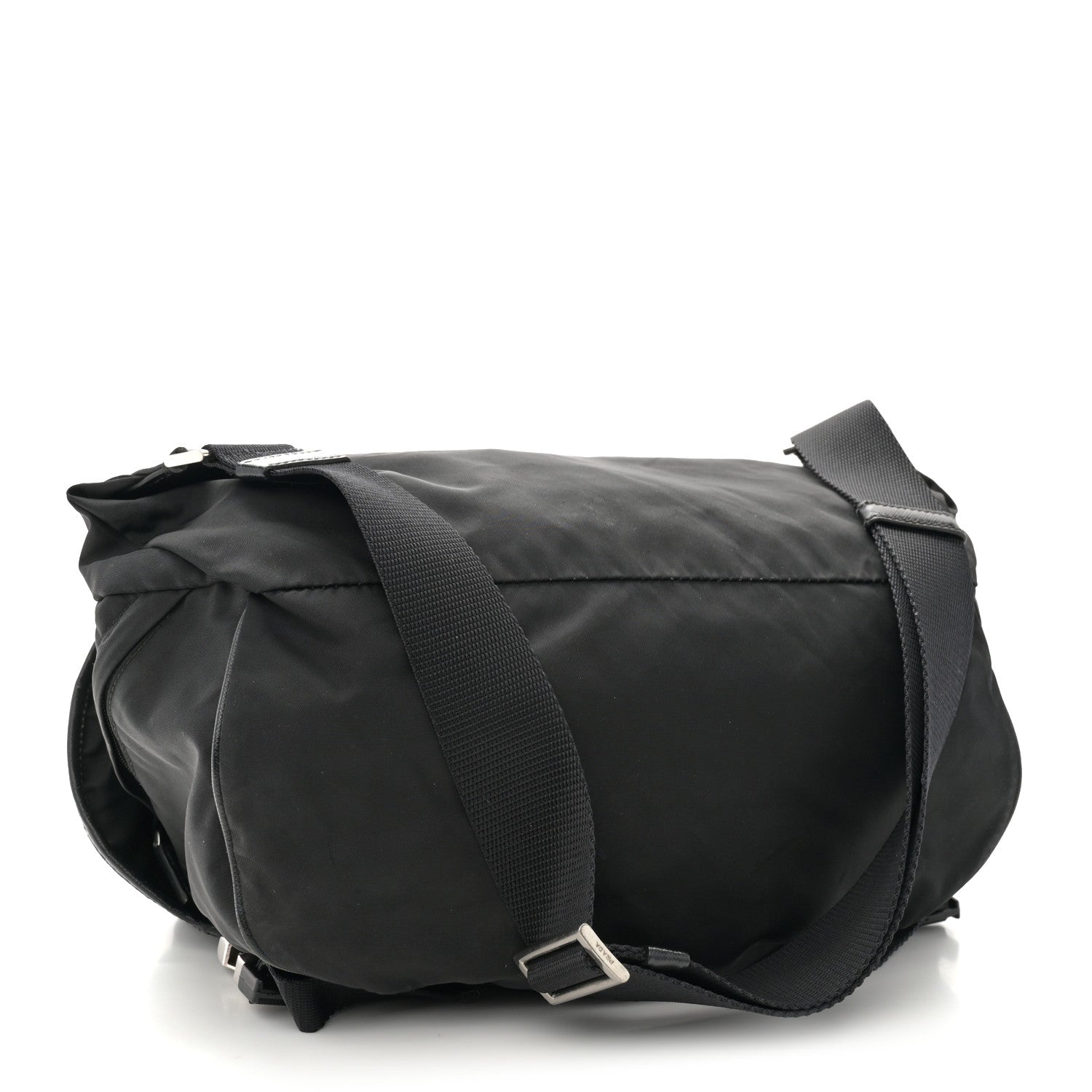 Prada Nylon Tessuto Montagna Messenger Bag Black 3 of 13