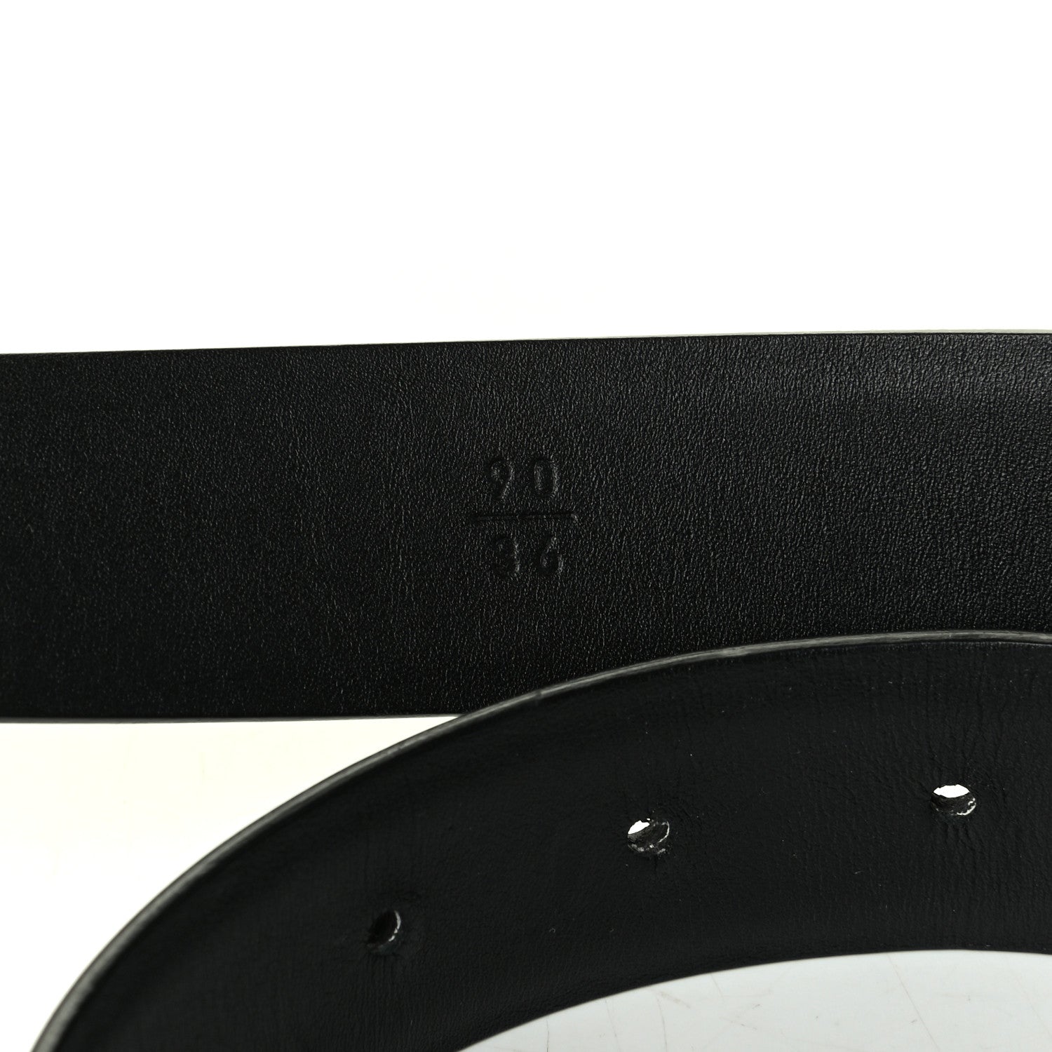 Chanel Calfskin Crystal CC Belt 90 36 Black Red 5 of 5