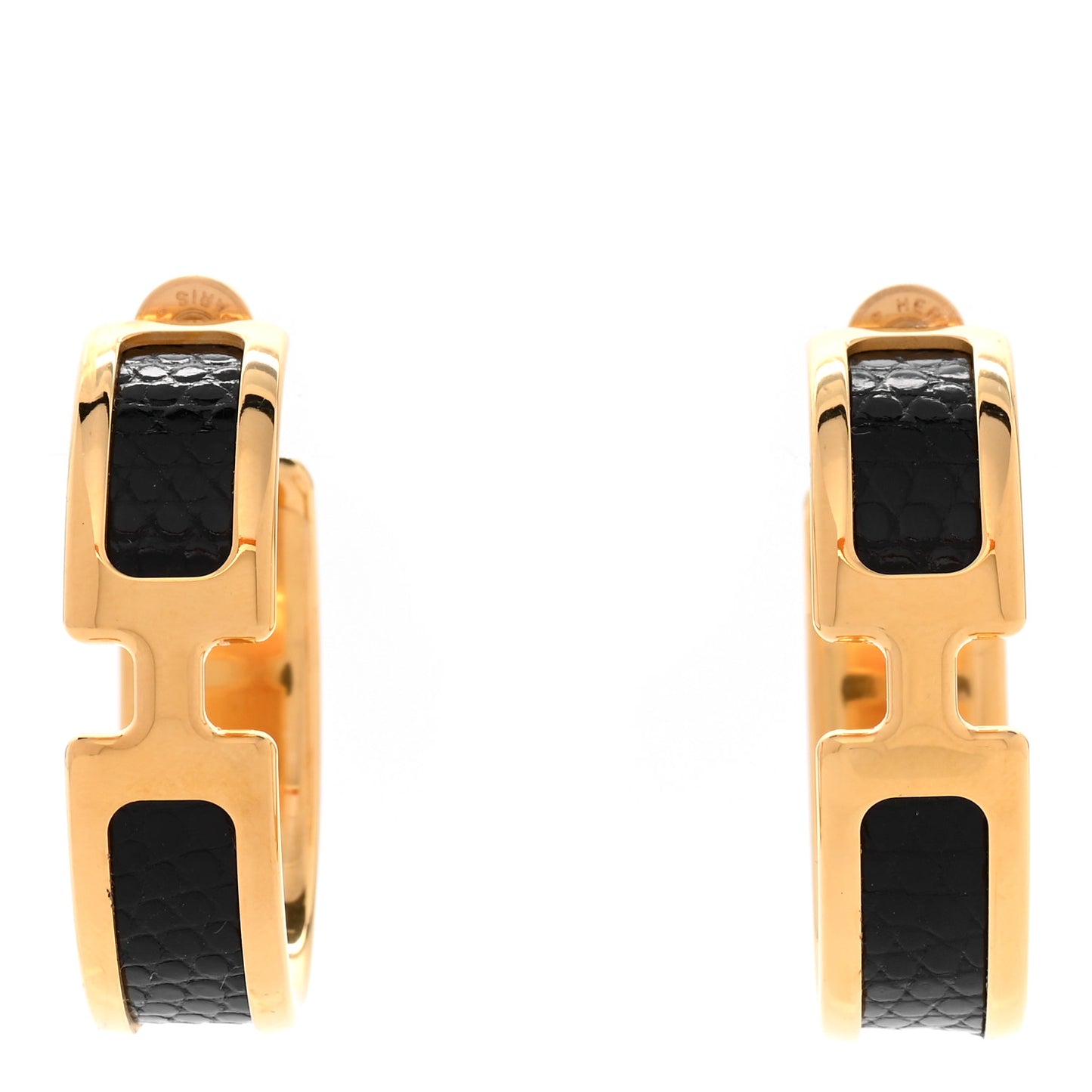 Lizard Olympe Earrings Black