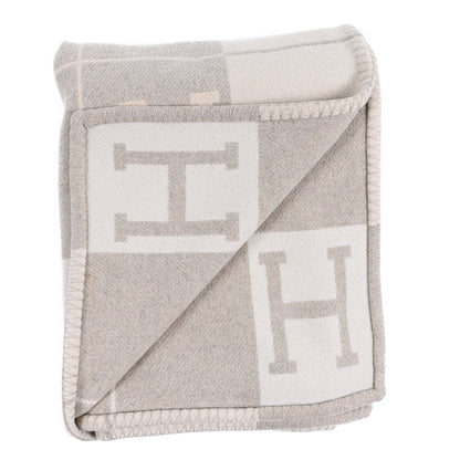 Hermes Wool Cashmere Avalon III Blanket Coco Camomille 1 of 4