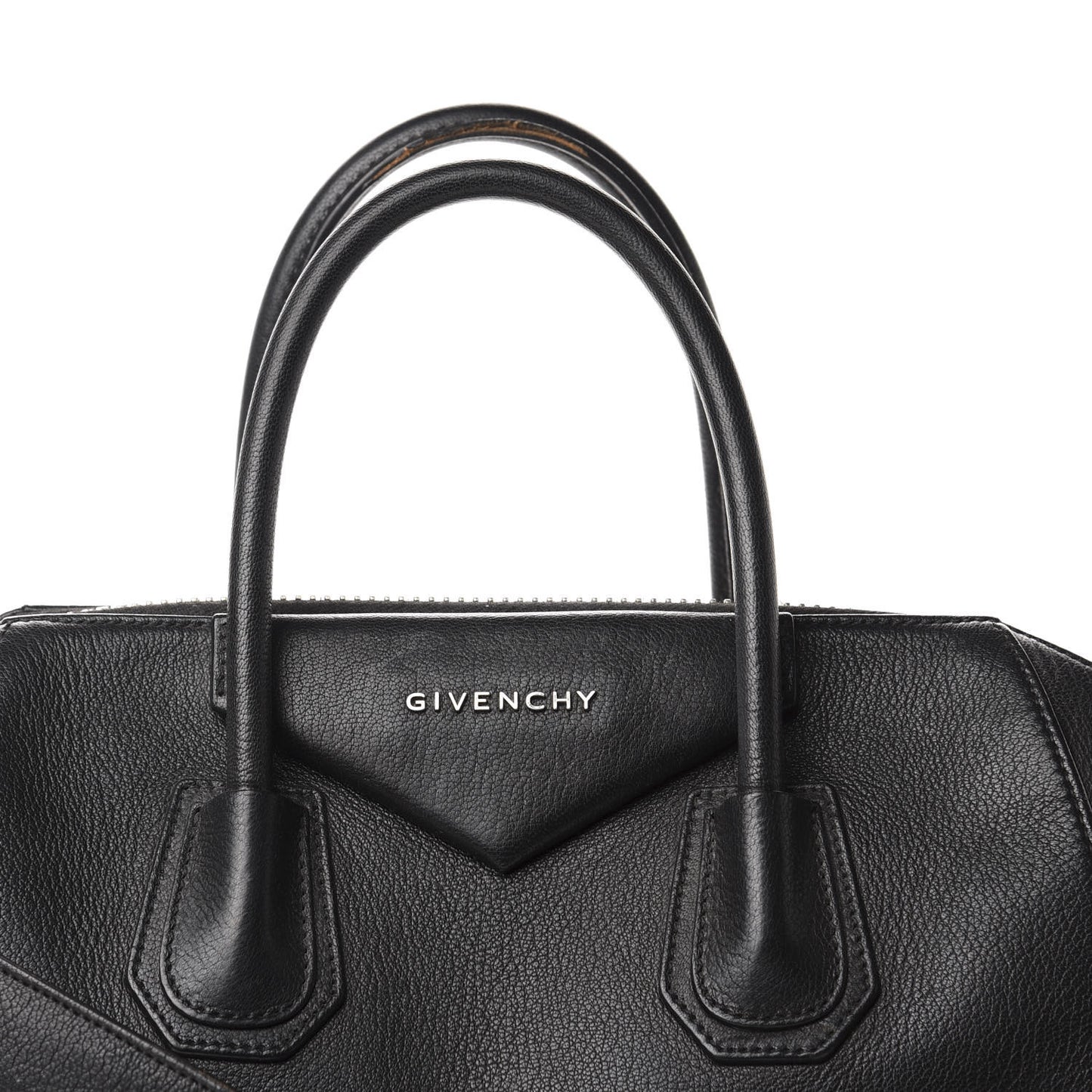Sugar Goatskin Medium Antigona Black