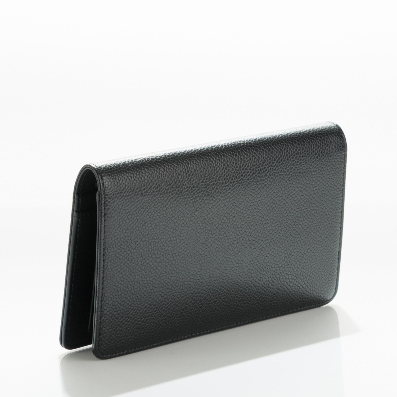 Chanel Caviar Timeless CC Yen Wallet Black 3 of 8