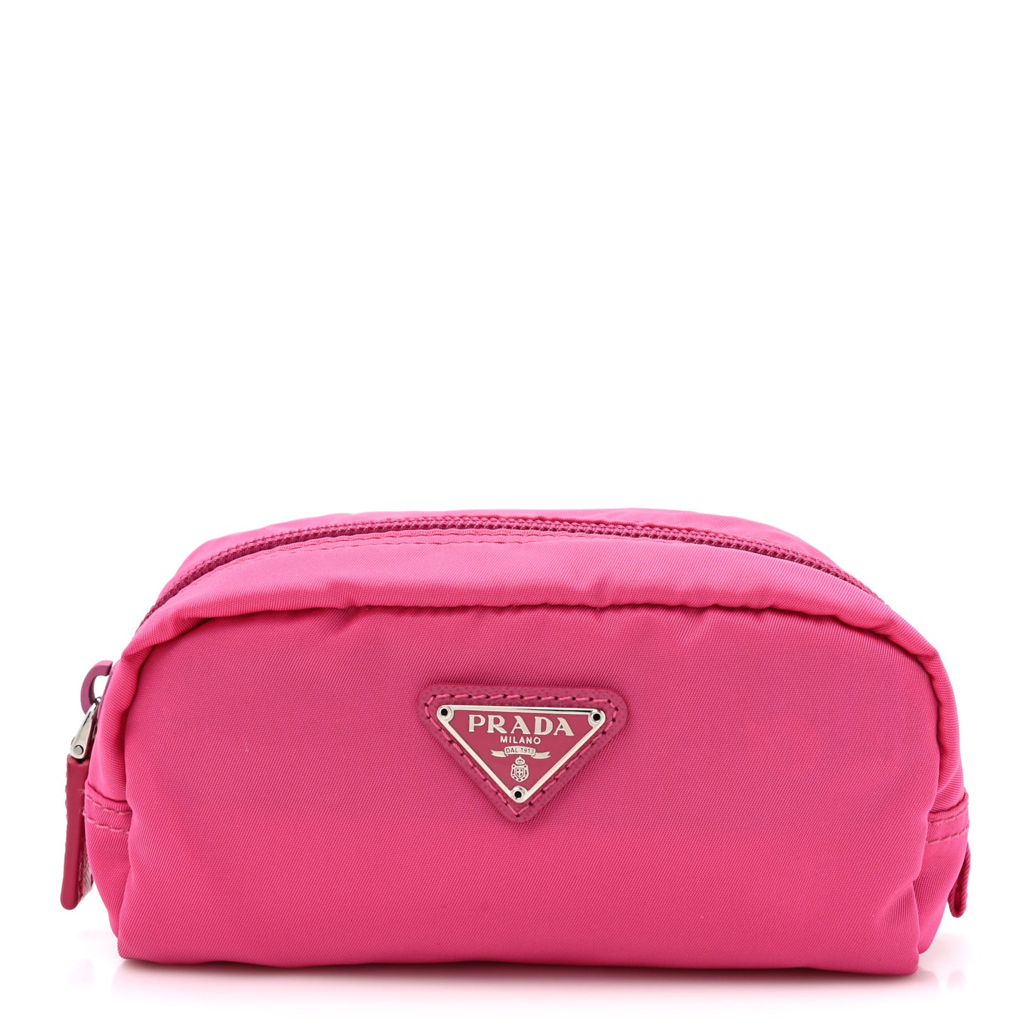 Nylon Vela Cosmetic Pouch Fuxia