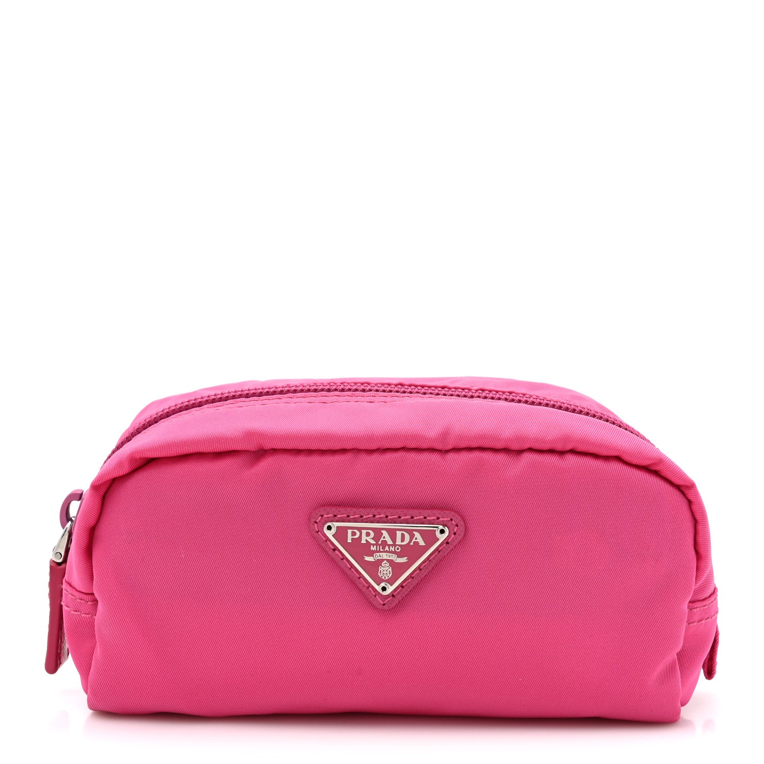 Prada Nylon Vela Cosmetic Pouch Fuxia 1 of 8