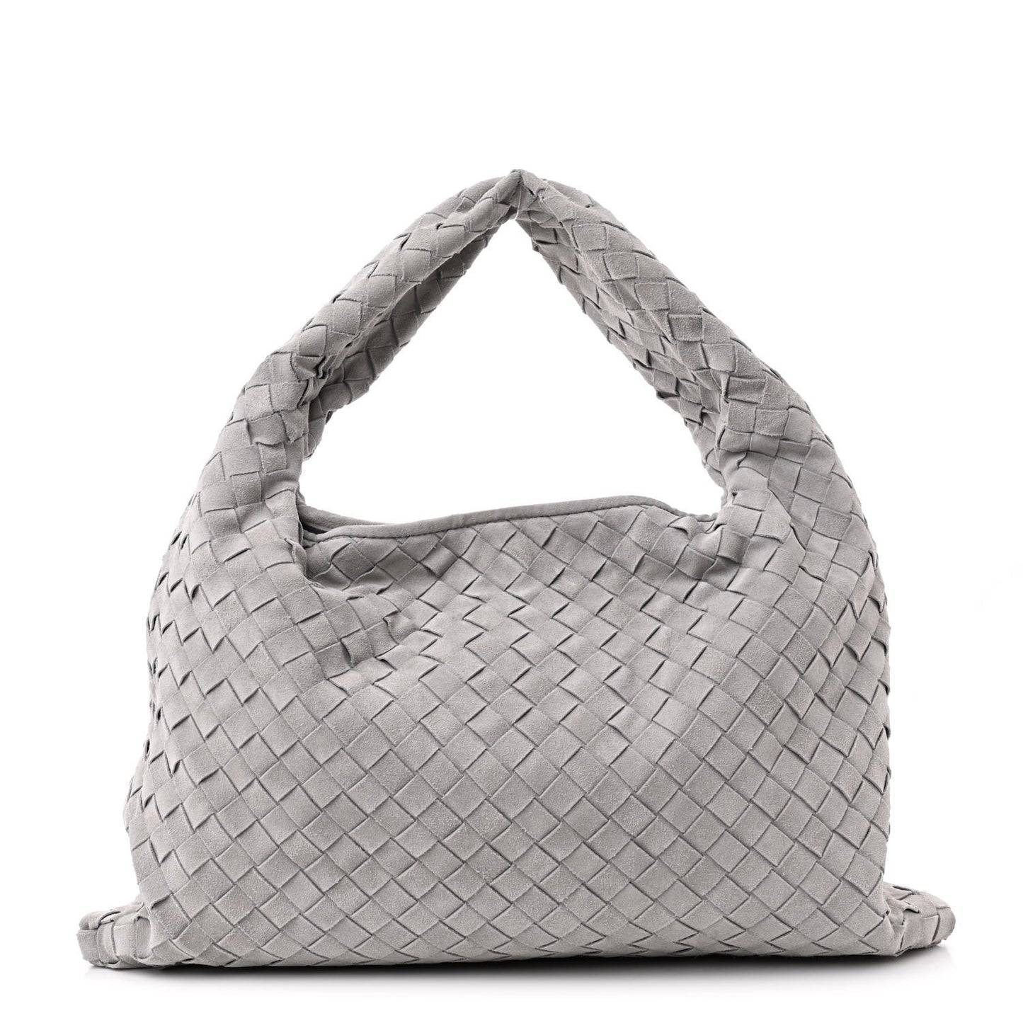 Suede Intrecciato Small Hop Sterling