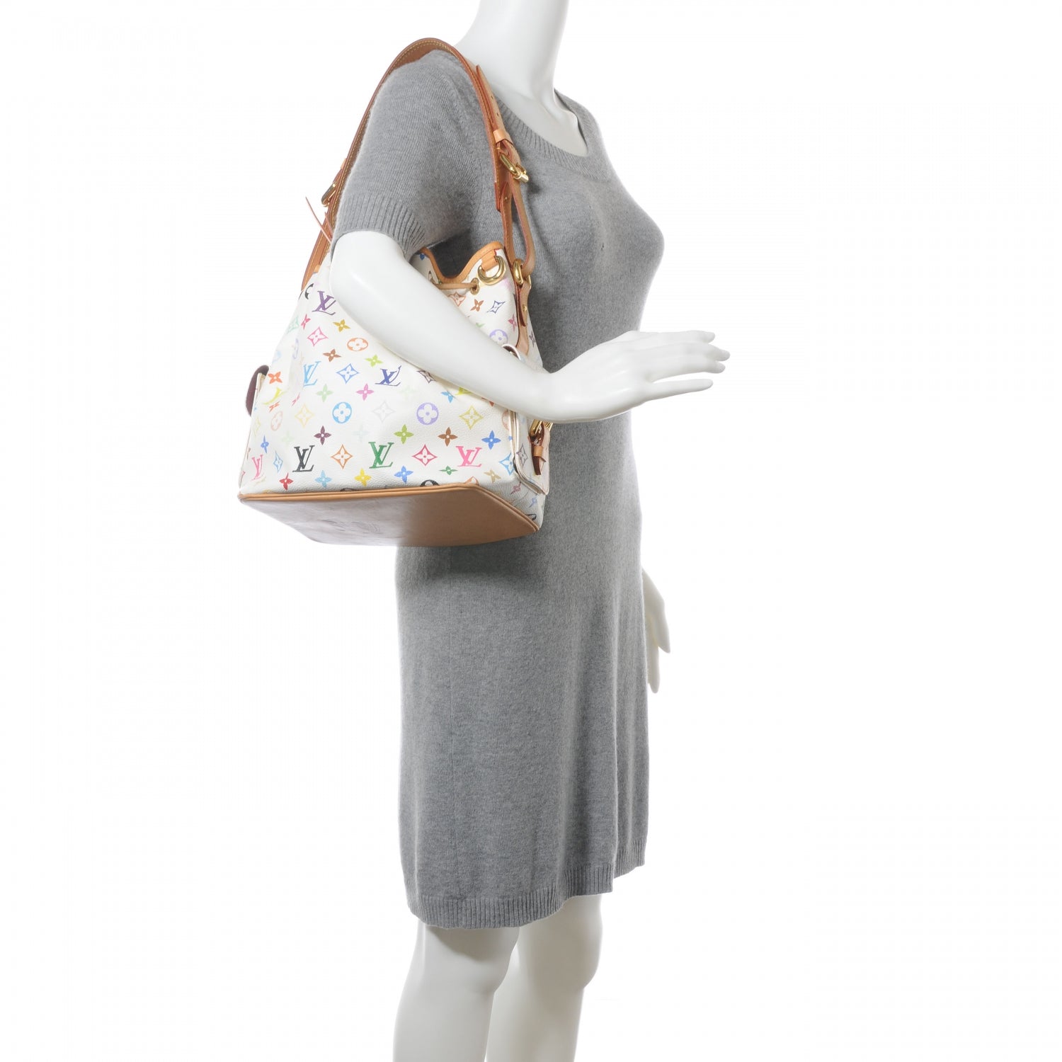 Louis Vuitton Monogram Multicolor Petit Noe White 2 of 6