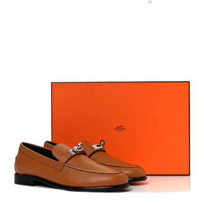 Hermes Calfskin Womens Destin Loafer 36 Naturel 8 of 8