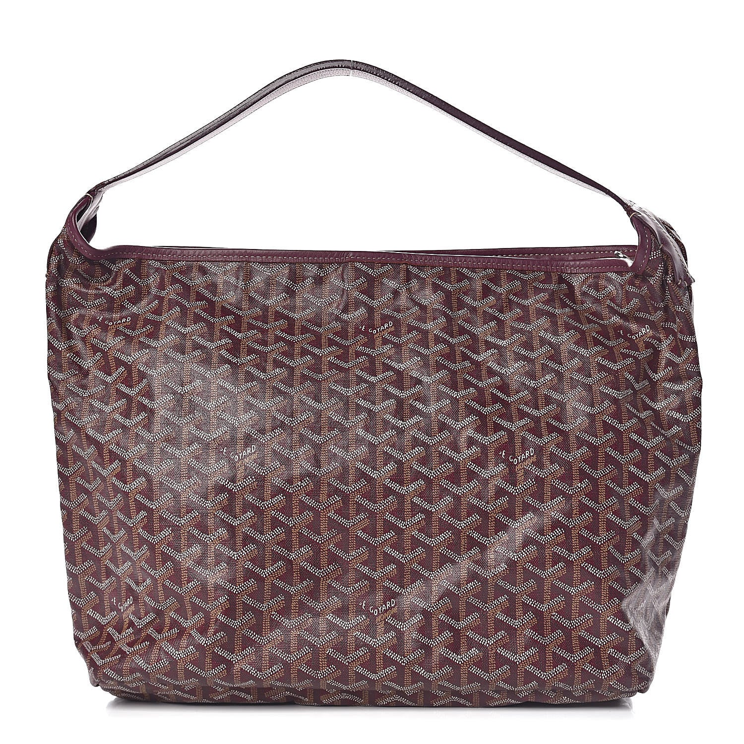 Goyard Goyardine Fidji Zip Hobo Burgundy 1 of 12