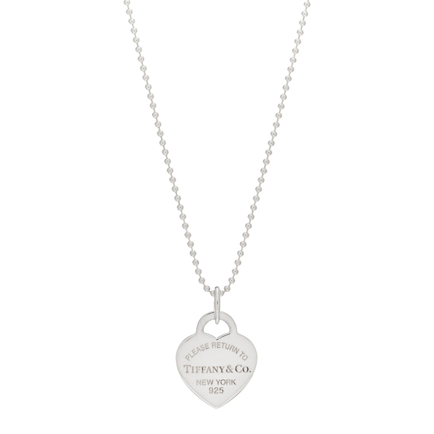 Sterling Silver Medium Return To Tiffany Heart Pendant Necklace