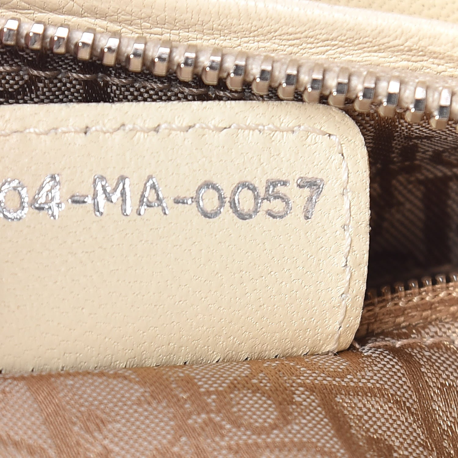 Christian Dior Lambskin Cannage Medium Lady Dior Light Beige 7 of 21