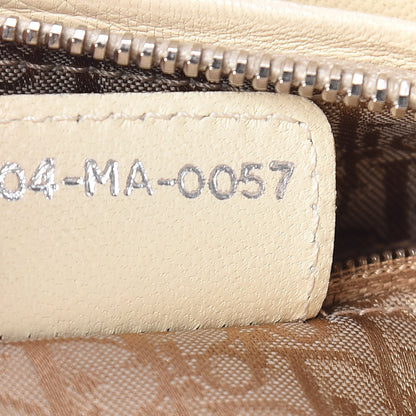 Christian Dior Lambskin Cannage Medium Lady Dior Light Beige 7 of 21
