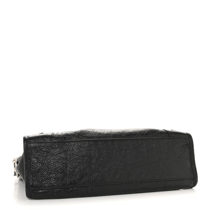 Balenciaga Agneau Arena Silver Hardware Small Le City Black 4 of 13