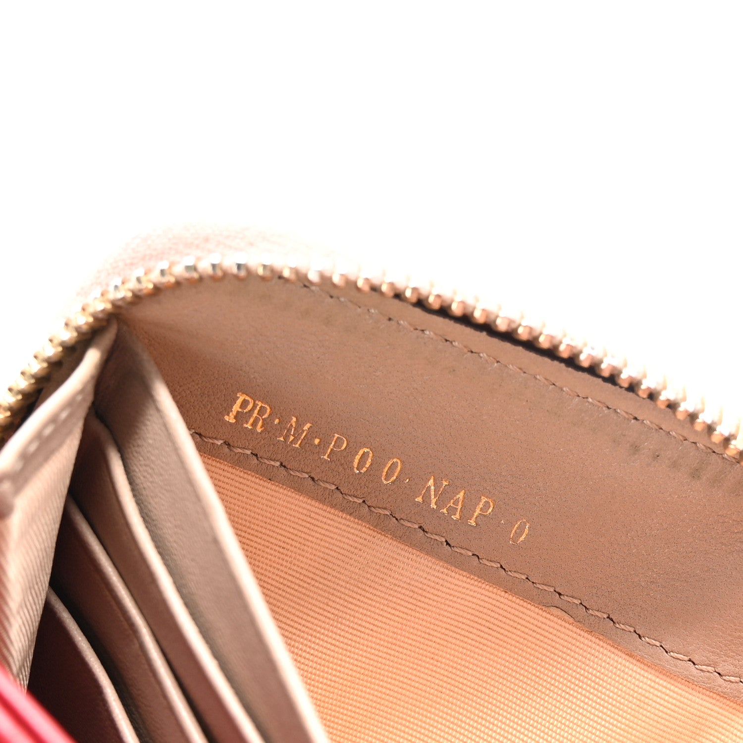 Valentino Garavani Nappa Rockstud Spike Zip Around Wallet Poudre 6 of 8