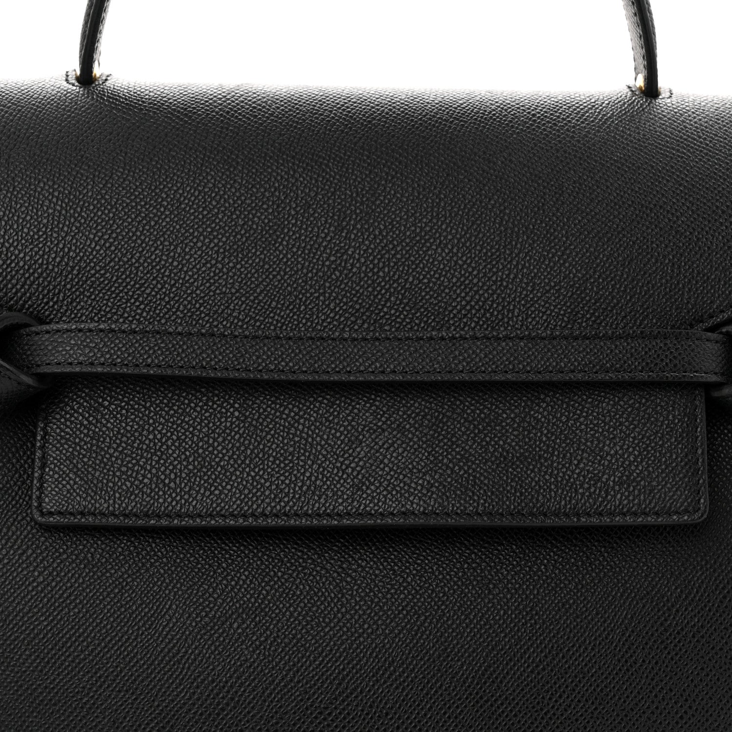 Celine Grained Calfskin Mini Belt Bag Black 8 of 10