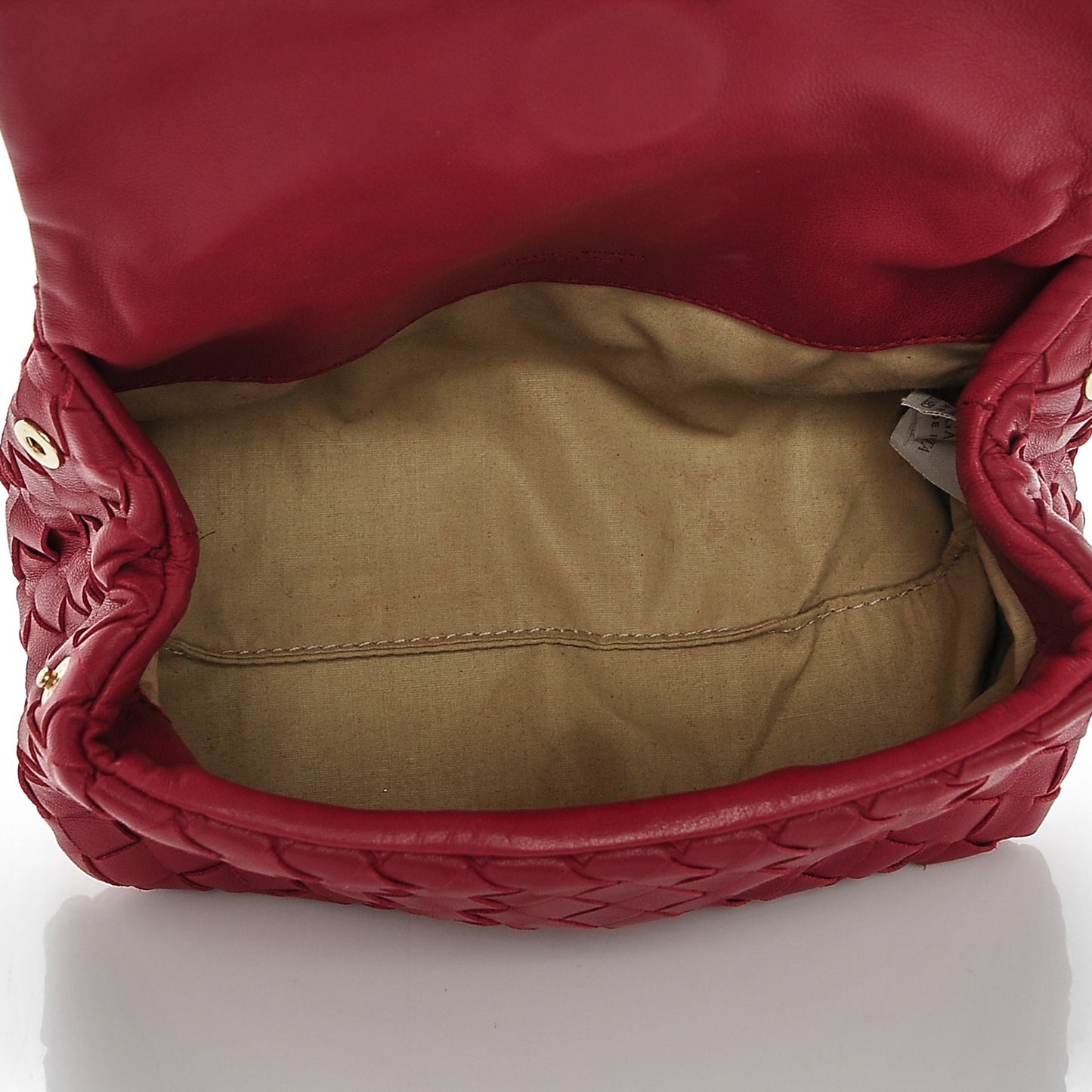 Nappa Intrecciato Cosmetic Case Cassis