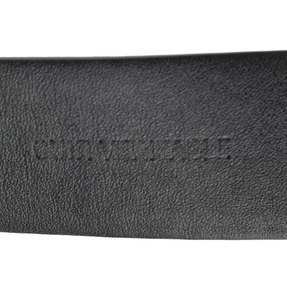 Chanel Calfskin Pearl Crystal CC Belt 75 30 Black 4 of 8