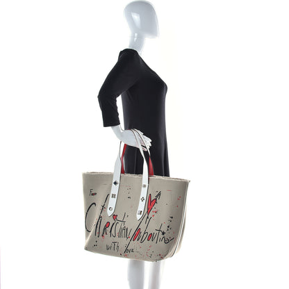 Christian Louboutin Canvas Frangibus Tote Natural 2 of 13