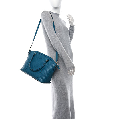 Gucci Soft Microguccissima Dome Satchel Deep Cobalt 2 of 13