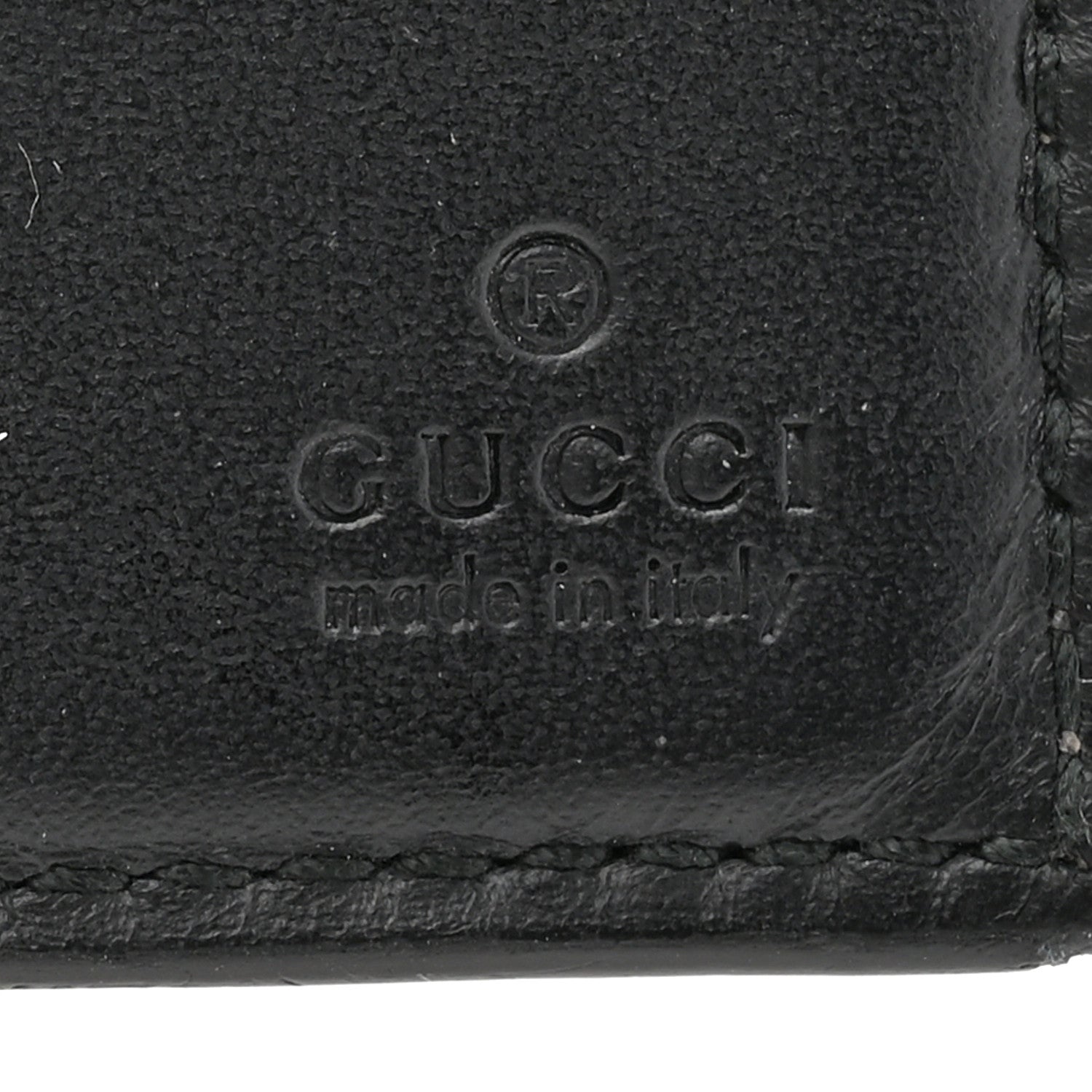 Gucci GG Supreme Monogram Selleria Calfskin Wolf Nice Bi-Fold