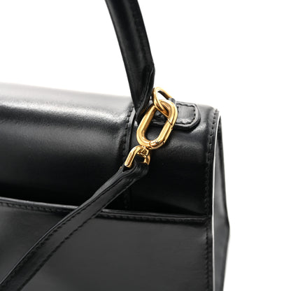 Balenciaga Shiny Box Calfskin Small Hourglass Top Handle Bag Black 13 of 15