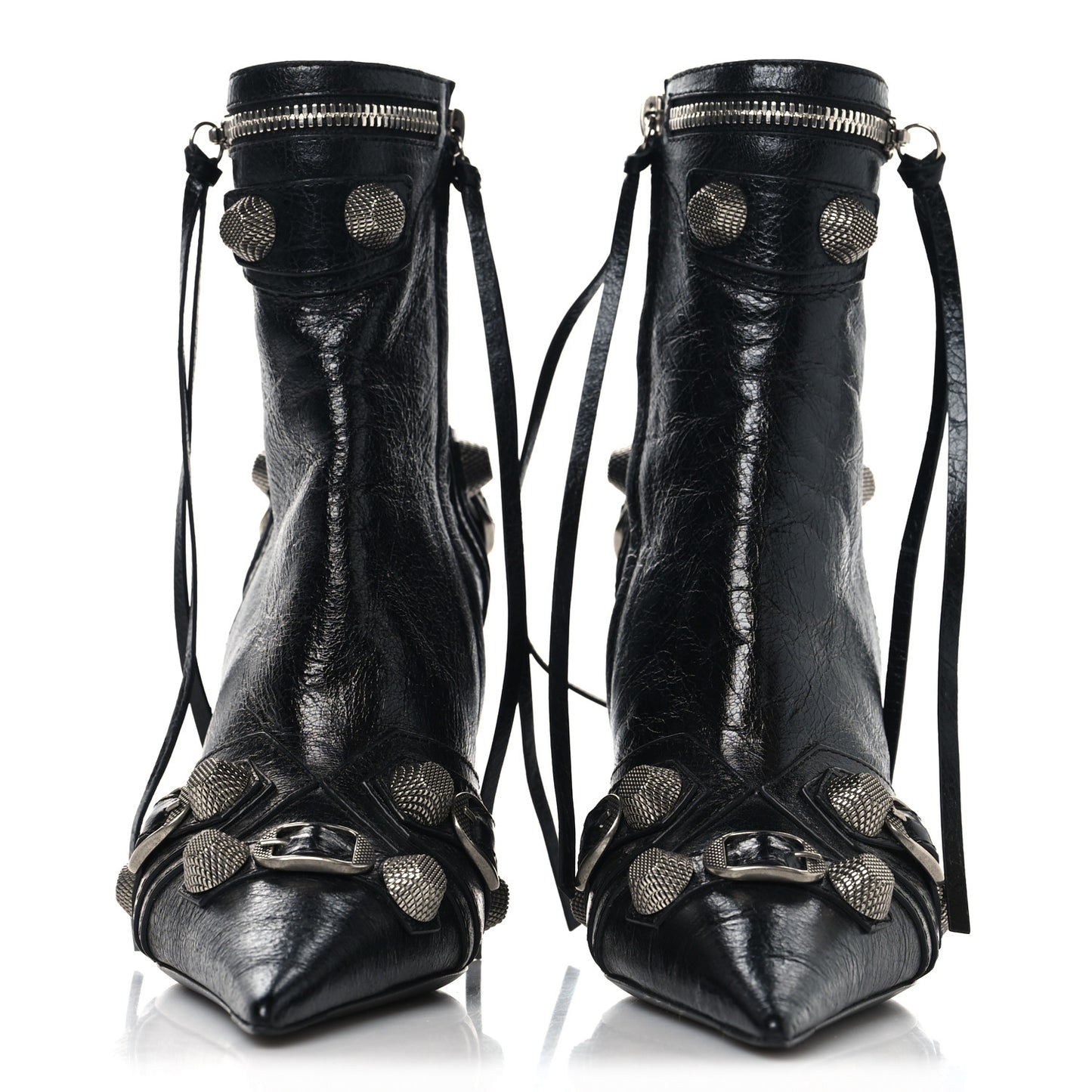 Agneau Arena Cagole 70mm Ankle Boots 35 Black