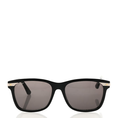 Cartier Santos De Cartier Square Sunglasses CT0190S Black 2 of 8