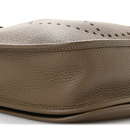Hermes Taurillon Clemence Evelyne III PM Etoupe 9 of 11