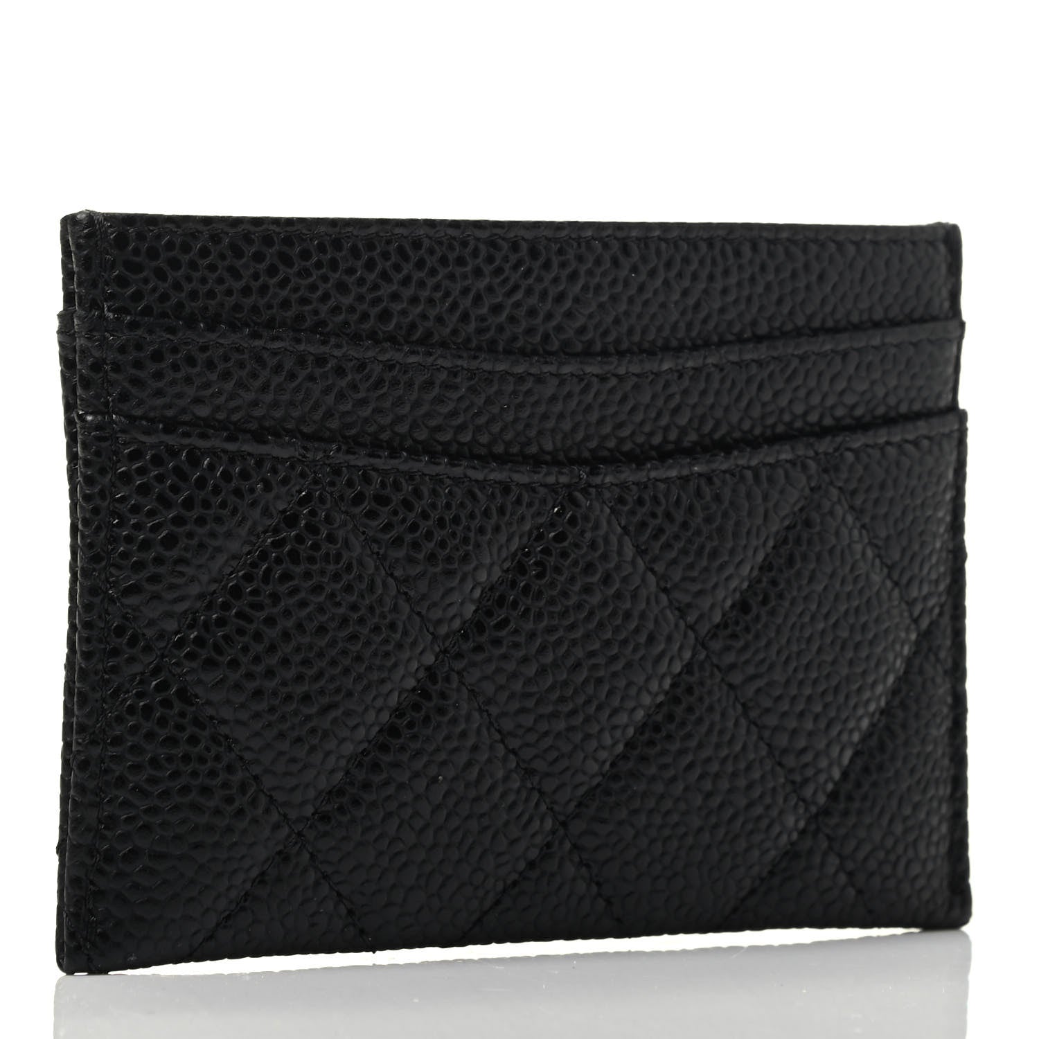 Chanel Caviar Quilted Card Holder Black 2 of 3