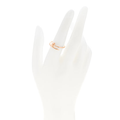 Cartier 18K Pink Gold Small Juste Un Clou Ring 54 6.75 2 of 5
