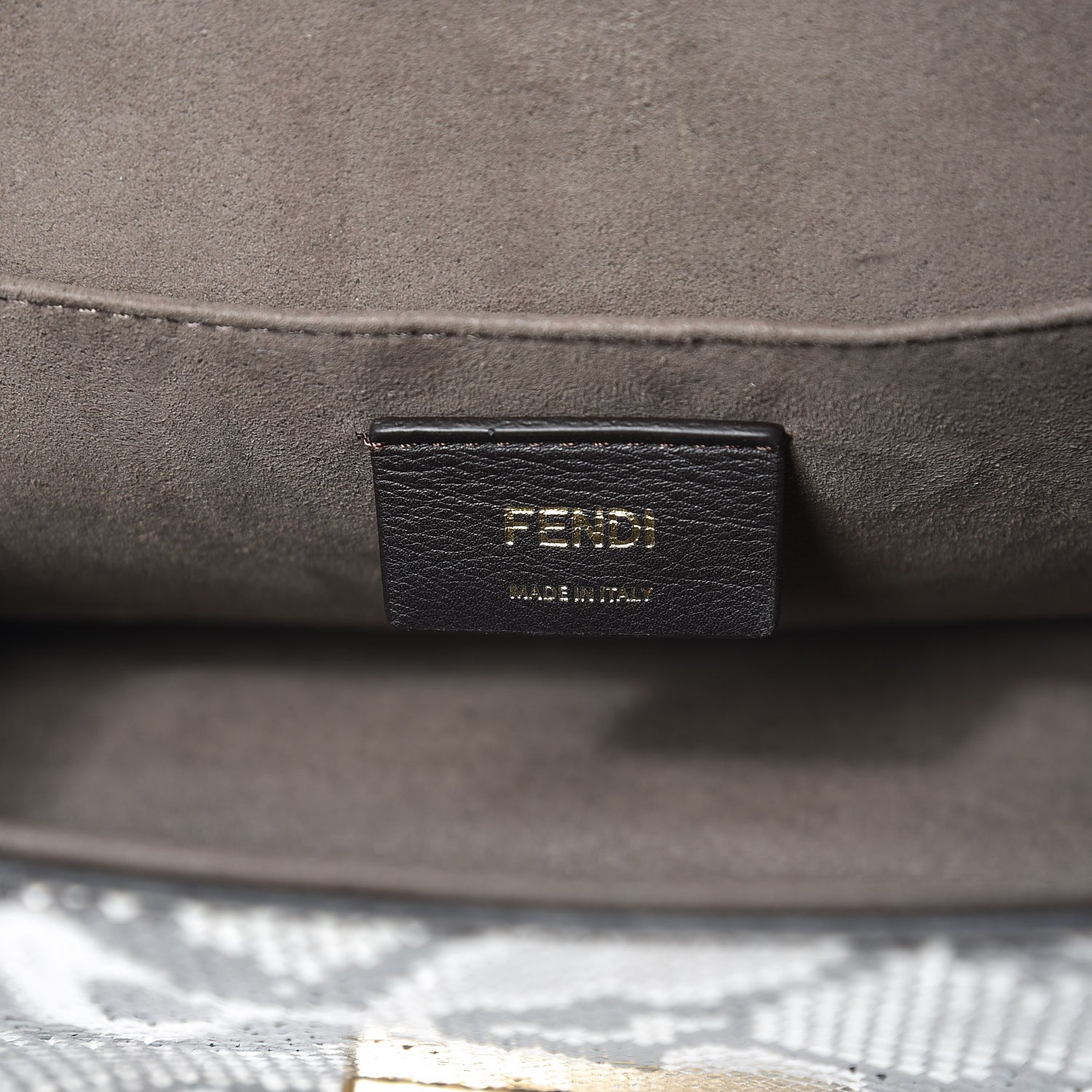 Fendi Python F is Kan I Shoulder Bag White 7 of 8