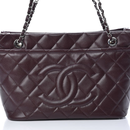Chanel Caviar Quilted Timeless CC Soft Tote Bordeaux 8 of 11