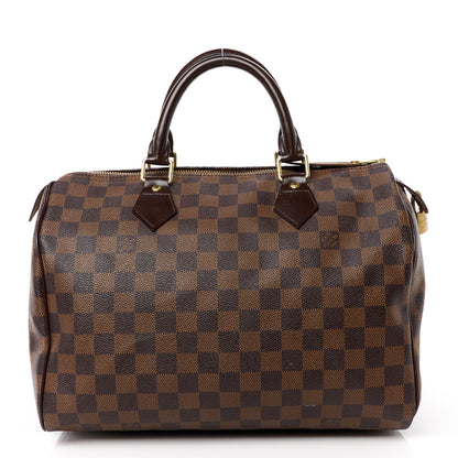 Louis Vuitton Damier Ebene Speedy 30 1 of 14