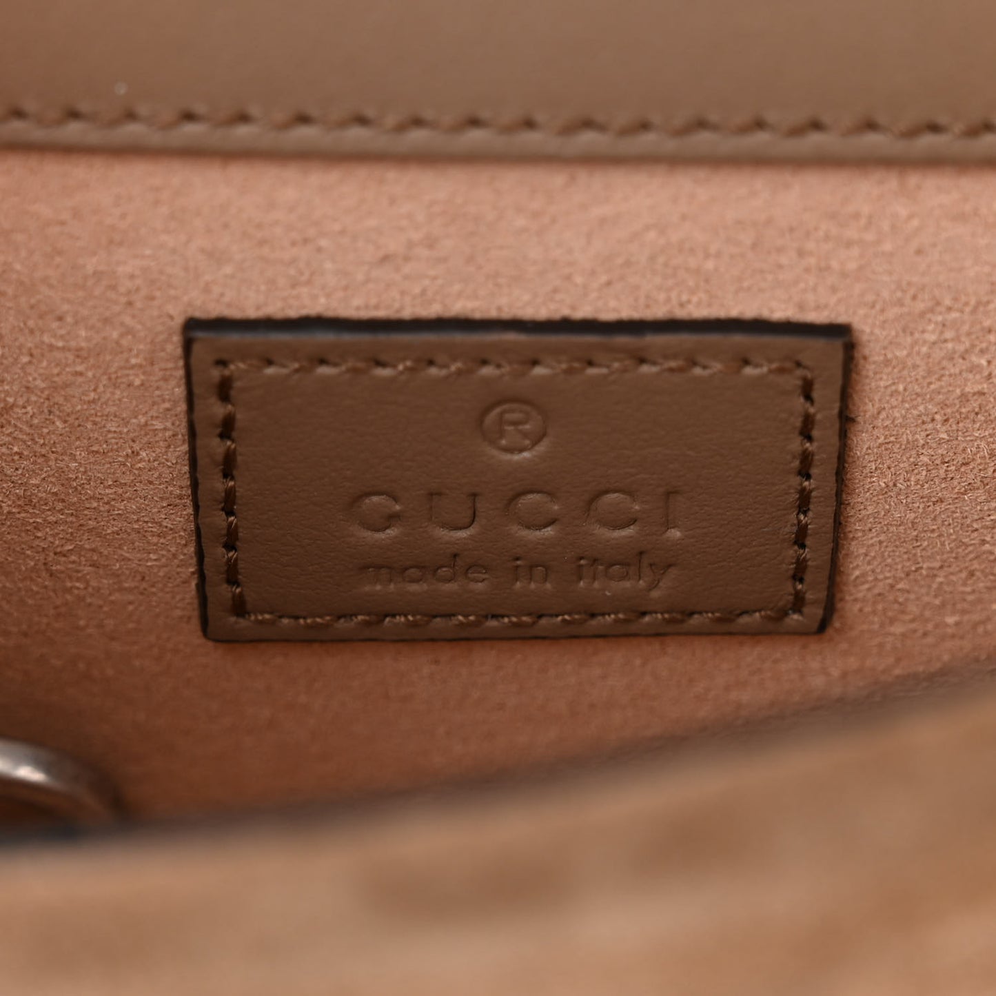 GG Supreme Monogram Super Mini Dionysus Shoulder Bag Taupe