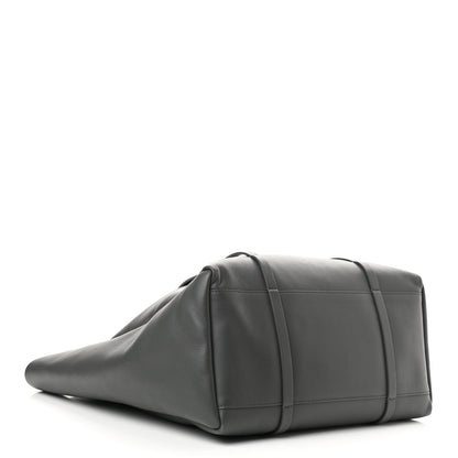 Balenciaga Veau Baltimore Double Sided Medium Everyday Tote Gris Fossile Bleu Turquoise 5 of 12
