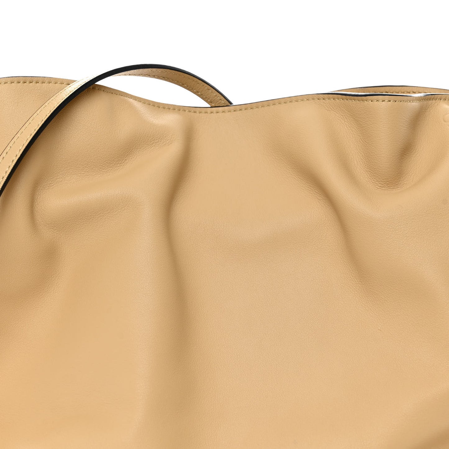 Nappa Flamenco Knot Clutch Dark Butter