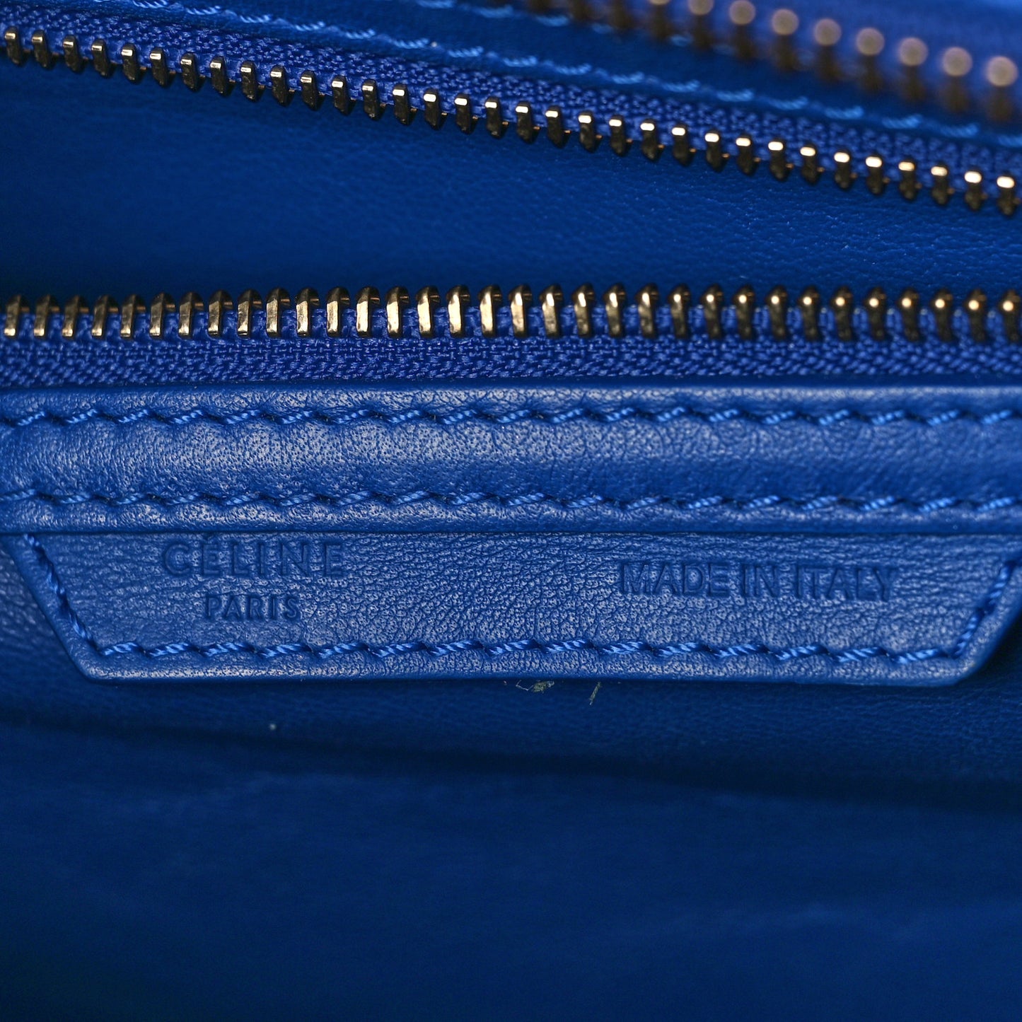 Smooth Calfskin Mini Luggage Royal Blue