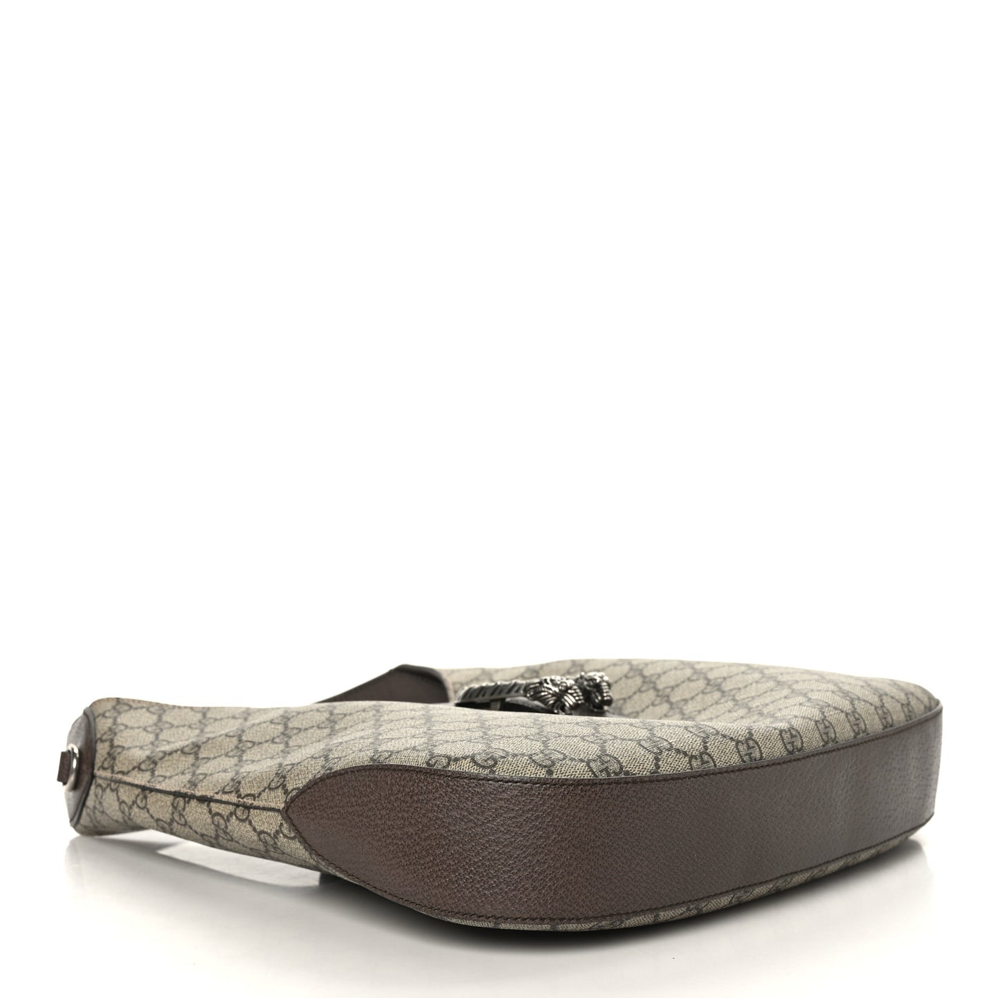 GG Supreme Monogram Web Medium Dionysus Hobo Brown